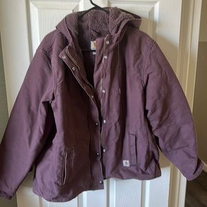 Women’s Carhartt Duck Jacket XL Purple